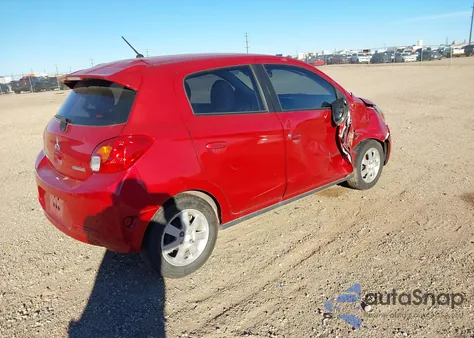 2015 Mitsubishi Mirage Es z USA, uszkodzony, nr VIN ML32A4HJ4FH004382